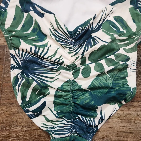 The Bikini Lab Fronds One-Piece Cheeky Swimsuit Size Large - Picture 7 of 11